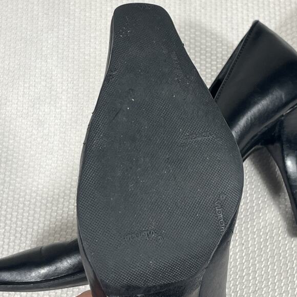 Gucci Women's Black Leather Pointed-Toe Heel Pumps 34.5 C‎ - Picture 11 of 13